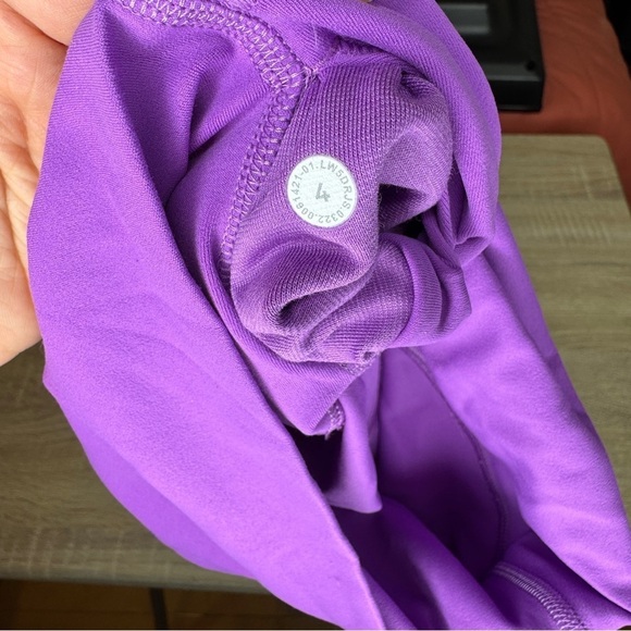 Lululemon Athletica Purple Leggings Size 4 - Picture 7 of 7